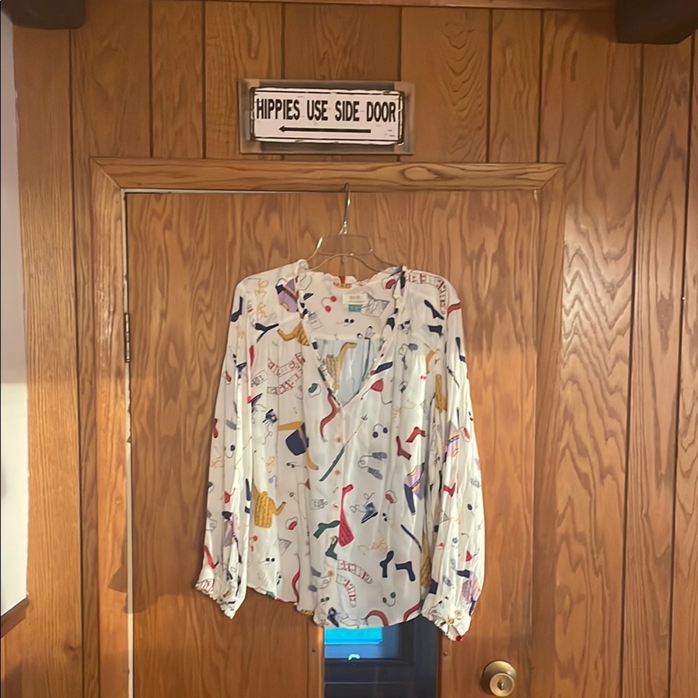 Anthro Maeve blouse